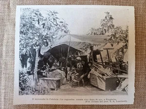 Mädchen lebendig gefunden nach 48 vom Erdbeben in Parghelia, Kalabrien 1905 - Bild 1 von 1