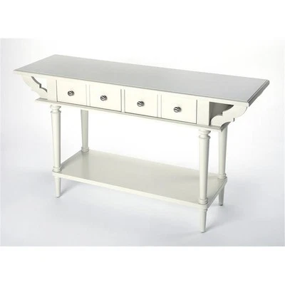 Beaumont Lane Mastercrafted Console Table in White - Image 1 of 4