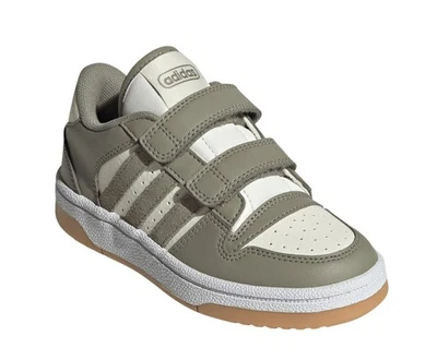 Adidas Break Start Niños Talla 11, Zapatos de Cancha Gancho y Lazo, Guijarro Plateado Foto 1 de 4