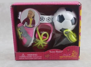 Our Generation Soccer Match fits American Girl 18'' doll cleats headband - Picture 1 of 4