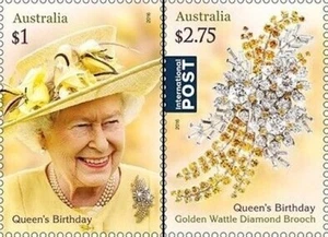 Australia 2016 - Queen Elizabeth II 90th Birthday Set of 2 - MNH - Picture 1 of 1