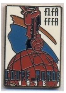 Pin (insignia) Copa Mundial de la FIFA 1938 Francia Logo - Imagen 1 de 1
