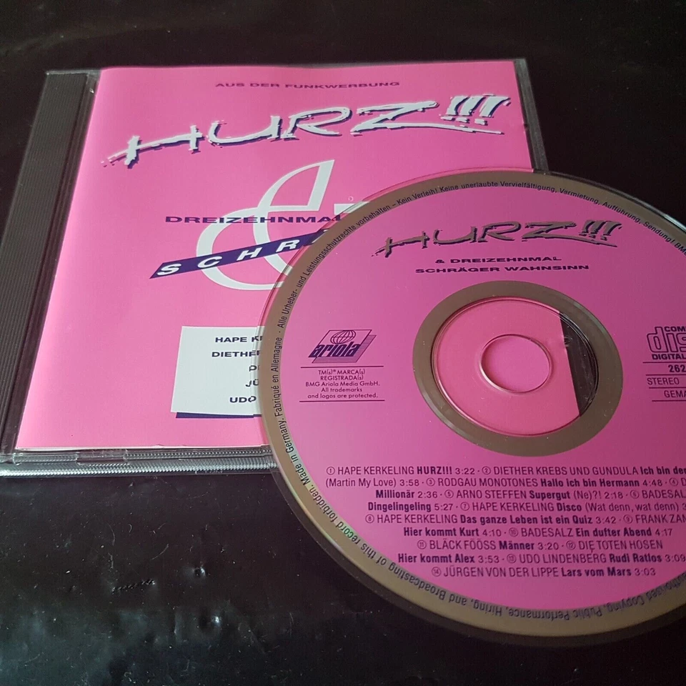 CD HAPE KERKELING - HURZ!!! & DREIZEHNMAL SCHRÄGER WAHNSINN - Bild 1 von 1