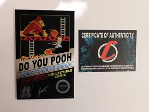 Do You Pooh?  COMIC CLASSIC DONKEY KONG TRADE METAL 8 of 10 MARAT MYCHALS SIGNED - Picture 1 of 9
