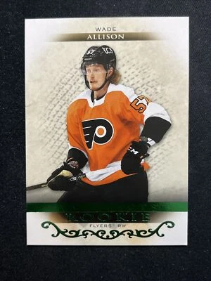 21–22 UD Artifacts Hockey Green Foil Rookie 177 Wade Allison - Image 1 of 2