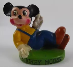 Disney Mickey Mouse 2" große handbemalte Keramikfigur WD-53 1961 - Bild 1 von 5