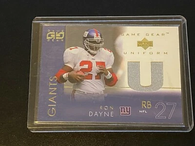  2001 Upper Deck Game Gear Uniforms Jersey Ron Dayne #RD-U - Mint - Nice - Image 1 of 2