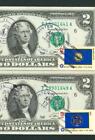 (Two Notes) $2 1976 (Cu) Frn (Fdi - Apr 13, 1976) Bicentennial Currency