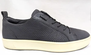 Ecco SOFT 8 Tenis Gris Cómodo Zapatos Informales Para Hombre EU 42 US 8 -8.5 $170 BONITOS * - Imagen 1 de 11