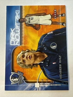 2001-02 Fleer Exclusive Members Only Dirk Nowitzki #116 - Image 1 of 2