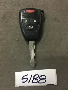 JEEP KEYLESS ENTRY 4 BUTTON REMOTE KEYFOB - Imagen 1 de 2