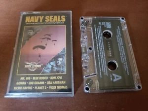 NAVY SEALS ORIGINAL SOUNDTRACK CASSETTE TAPE OST 1990 BON JOVI LOU GRAMM - Foto 1 di 1