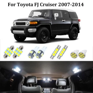 White Interior LED Lights + Side Mirror Lights for 2007 - 2014 Toyota FJ Cruiser - Picture 1 of 6