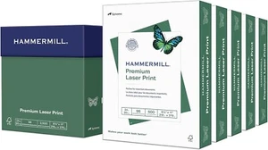 Premium 8.5x11 Laser Paper, 24 lb, 2500 Sheets, Eco-Friendly & Brilliant Finish - Picture 1 of 10