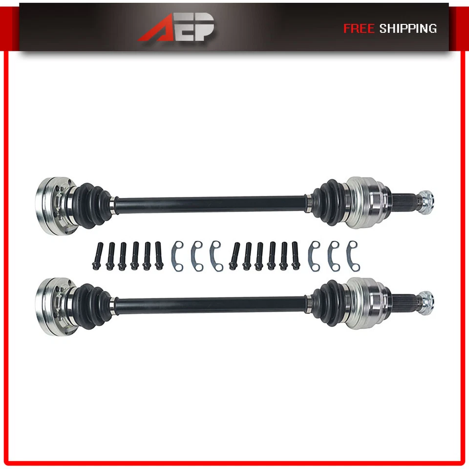 For BMW 335i 335i xDrive 2009-2013 L6 3.0L Rear Side 2pcs CV Axle Assembly - Image 1 of 4