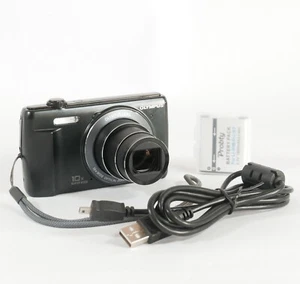 Olympus Digitalkamera D-750 16.0MP kompakt schwarz - Blitz defekt - Bild 1 von 10