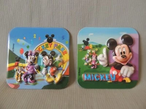Disney Mickey Park 2 fridge magnets Mickey Minnie & other characters - Picture 1 of 10