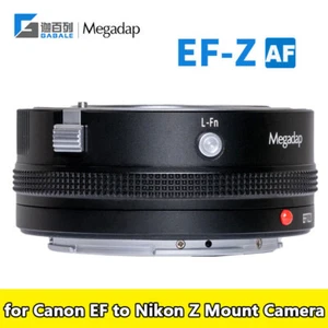 Megadap EFTZ21 Auto Focus Lens Adapter for Canon EF Lens to Nikon Z Mount Camera - Picture 1 of 9