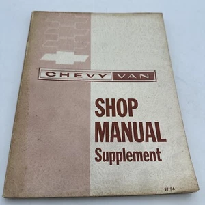 1963 Chevrolet Chevy Van Shop Manual Supplement Corvair G10 G20 Econoline ST 36 - Picture 1 of 19