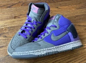 Nike Dunk High Earthquake Uomo Taglia 9.5 Viola SB Buone Condizioni 306968-501 - Foto 1 di 14