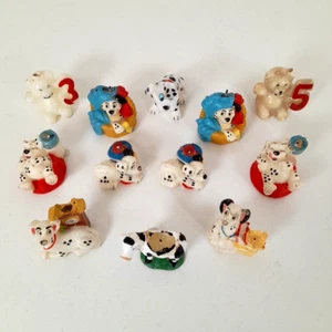 Confezione Candele Vintage Misc & Disney 101 Dalmati Piccole Cera Festa - Foto 1 di 9