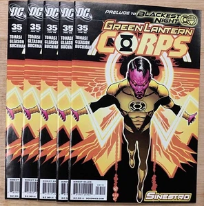 5 LOT GREEN LANTERN CORPS VOL 2 #35 Greb First appearance 2009 VF-NM - Picture 1 of 1