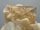 WoW! Topaskristalle auf weißlichem Glimmer aus Skardu Pakistan, 233 Karat