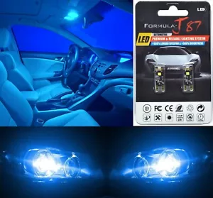 Canbus Error LED Light 194 Blue 10000K Two Bulbs License Plate Tag Replace Fit - Picture 1 of 10