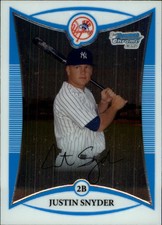 2008 Bowman Chrome Prospects Baseball Card Pick