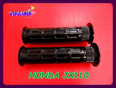 Fit Honda JX110 JX125 SL100 SL125 CB100 CB125 CD125S Black Hand Grip - Image 1 of 4