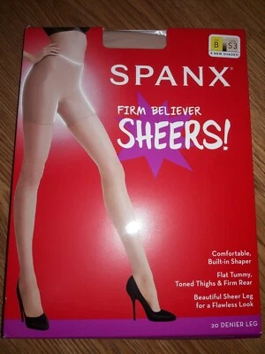 NEW SPANX FIRM BELIEVER SHEERS 20211R CHOOSE SIZE/COLOR - Image 1 of 4