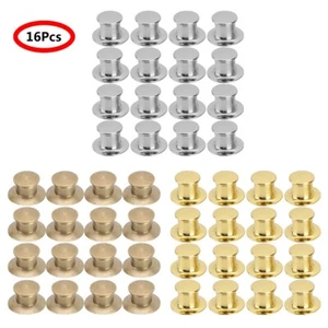 16Pcs Metal Pin Keepers Replacements Uniform Badge Comfort Fit Tie Backing Clasp - Picture 1 of 29