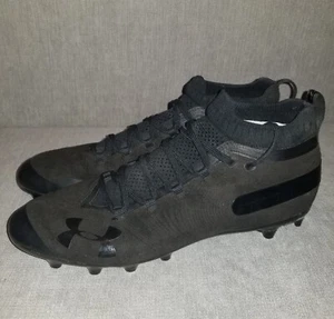 Under Armour Spotlight scamosciato MC tacchetti neri (3022193-100) uomo taglia 11,5 - Foto 1 di 10