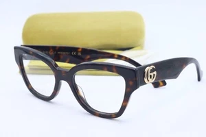 New Gucci GG 1424o 002 XS Tortoise Women's Eyeglasses Size 50mm - Picture 1 of 6