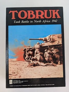 Tobruk Tank Battles in North Africa; Avalon Hill Vintage Bookcase Game; 1975 - Picture 1 of 20