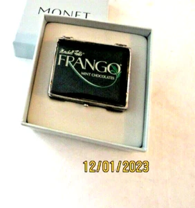 Monet Frango Mint Enamel Collectible Trinket Box… Vintage Marshall Field’s…NIB - Picture 1 of 3
