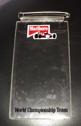 Vintage Marlboro World Championship Racing Team Ticket Holder 1980’s Cover
