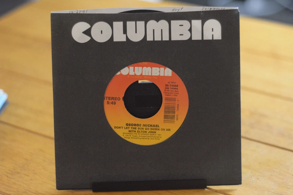 GEORGE MICHAEL "DON'T LET THE SUN GO DOWN ON ME" 45 RPM 7" EXC RECORD [D32-84] Foto 1 de 4