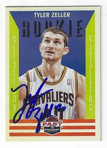 TYLER ZELLER CLEVELAND CAVALIERS SIGNED CARD CELTICS GRIZZLIES HAWKS BUCKS SPURS - Picture 1 of 1