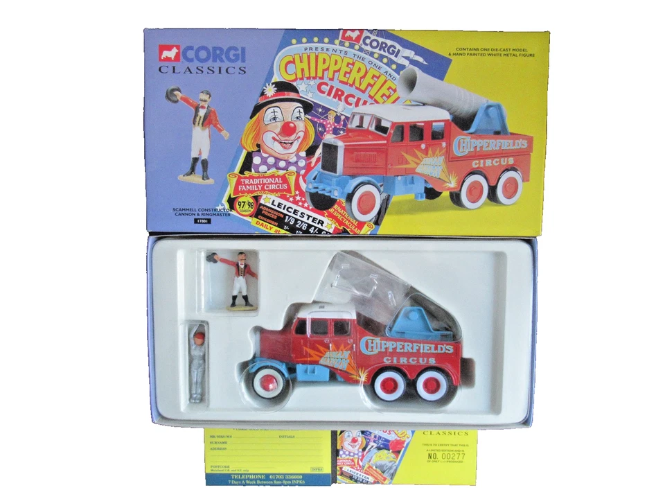 Corgi Classic 1:50 Chipperfield Circus 17801 Scammell Constructer mit Figure  #4 - Bild 1 von 1