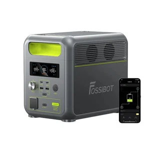 FOSSiBOT F1200 Stazione di Alimentazione Portatile 1024Wh 1200W 220V-240V Generatore Solare APP+ - Foto 1 di 24