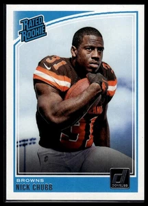 Donruss Nick Chubb #308 Cleveland Browns RC Rookie 2018 - Imagen 1 de 2