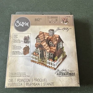 Tim Holtz ~ Village Bungalow Sizzix ~ BIGZ ~House Die ~ 661196 ~ Rare - Picture 1 of 9