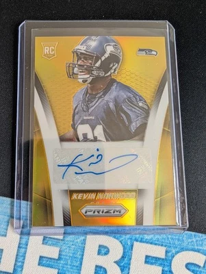 KEVIN NORWOOD 2014 Prizm Rookie Gold AUTO / AUTOGRAPH #d /10 - Image 1 of 2