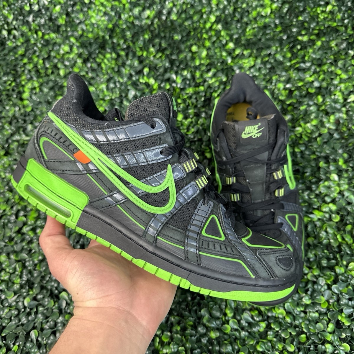 Nike Air Rubber Dunk x Off-White Low Green Strike for Sale Nike Air Rubber Dunk x Off-White Low Green Strike for Sale