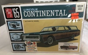 AMT 1965 Lincoln Continental 1/25 Model Kit Station Wagon Customizing Open Box - Bild 1 von 5