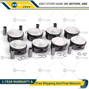 8x 11257840918 Piston & Ring Set STD Φ92mm For BMW M3 E93 E90 E92 S65B40 4.0 V8 - Picture 1 of 5