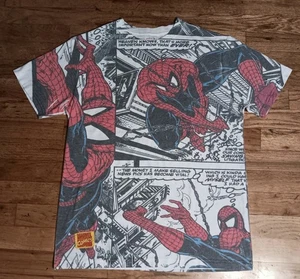 Spiderman Shirt Movie Cartoon Tv Marvel All Over Print AOP Comic Retro Art . - Picture 1 of 8