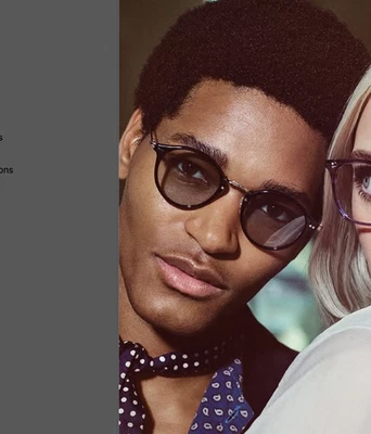 OLIVER PEOPLES DONAIRE 46mm Optical in Black/ Gold ~ Sea Mist OV5448T MSRP$605 - Image 1 of 4