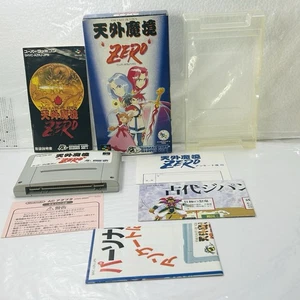 Tengai Makyou Zero Reg Card Maps Manual New Battery Nintendo Super Famicom - Picture 1 of 16